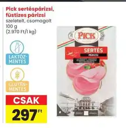 Spar Pick sertéspárizsi, füstízes párizsi ajánlat