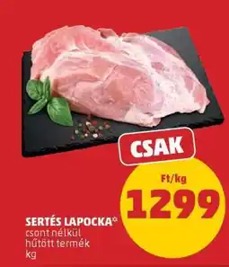 PENNY Sertés Lapocka ajánlat
