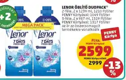 PENNY Lenor Öblítő Duopack ajánlat