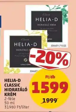 PENNY HELIA-D CLASSIC HIDRATÁLÓ KRÉM ajánlat