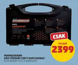 PENNY MANNESMANN KÉZI TŰZŐGÉP SZETT KAPCSOKKAL ajánlat