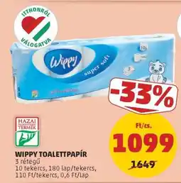 PENNY WIPPY TOALETTAPAPÍR ajánlat