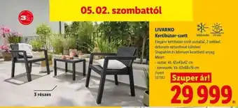 LIVARNO Kerti bútor-szett