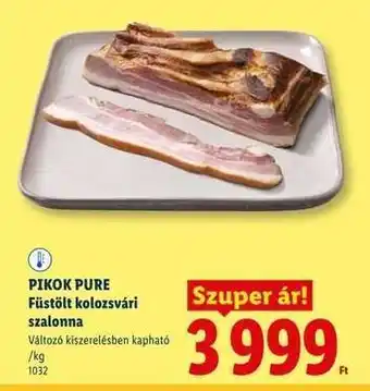 PIKOK PURE Füstölt kolozsvári szalonna