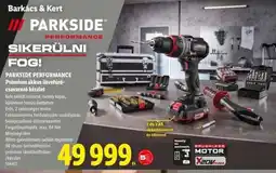 Lidl PARKSIDE PERFORMANCE ajánlat