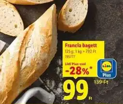 Lidl Francia bagett ajánlat