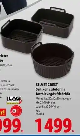 Lidl SILVERCREST Szilikon sütőforma forrólevegős fritőzhöz ajánlat
