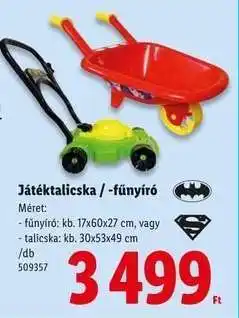 Lidl Játéktalicska / -fűnyíró ajánlat