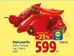 Lidl Kápia paprika ajánlat