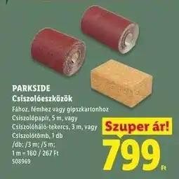 Lidl PARKSIDE Csiszolóeszközök ajánlat