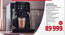 Lidl SILVERCREST Automata kávéfőző ajánlat