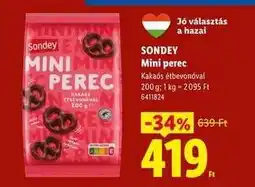 Lidl SONDEY Mini perec ajánlat