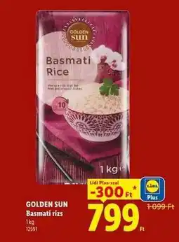 Lidl GOLDEN SUN Basmati rizs ajánlat