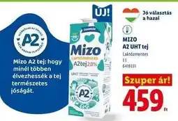 Lidl MIZO A2 UHT tej ajánlat