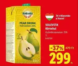 Lidl Solevita Körteital ajánlat
