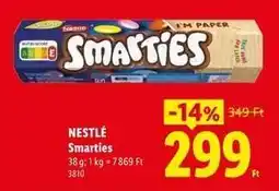 Lidl Nestlé Smarties ajánlat