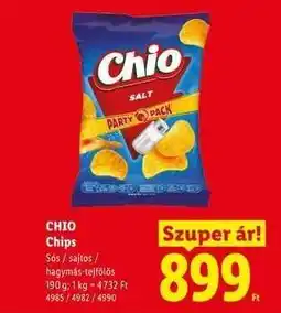 Lidl CHIO Chips ajánlat