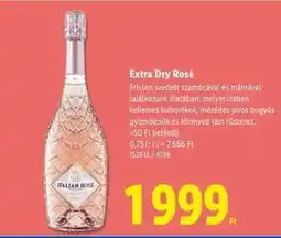 Lidl Extra Dry Rosé ajánlat
