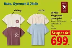 Lidl lupilu Kisgyermek pamutpóló ajánlat