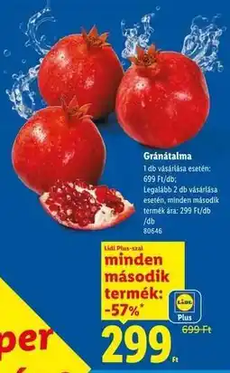 Lidl Gránátalma ajánlat