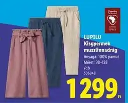 Lidl LUPILU ajánlat