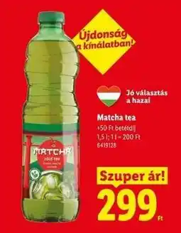 Lidl Matcha tea ajánlat