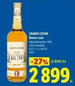 Lidl JAMES COOK ajánlat