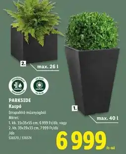 Lidl PARKSIDE Kaspó ajánlat
