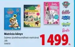 Lidl Matricás könyv ajánlat