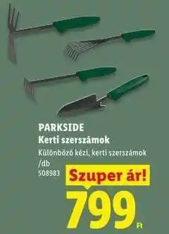 Lidl PARKSIDE ajánlat