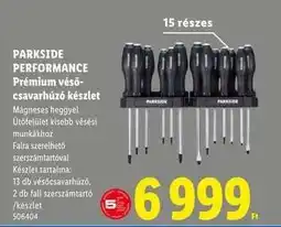 Lidl PARKSIDE PERFORMANCE Prémium véső-csavarhúzó készlet ajánlat