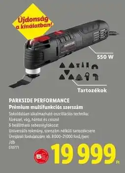 Lidl PARKSIDE PERFORMANCE ajánlat