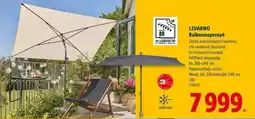 Lidl LIVARNO Balkonnapernyő ajánlat