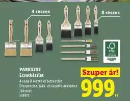 Lidl PARKSIDE Ecsetkészlet ajánlat