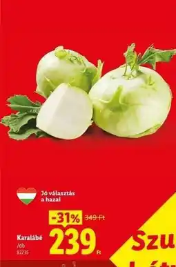 Lidl Karalábé ajánlat