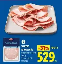 Lidl PIKOK Mortadella ajánlat