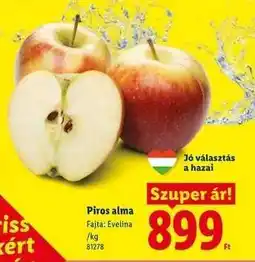 Lidl Piros alma ajánlat