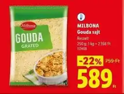 Lidl MILBONA Gouda sajt ajánlat