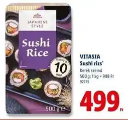 Lidl VITASIA Sushi rizs ajánlat