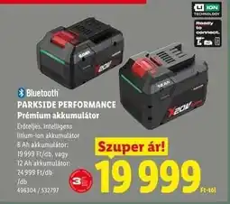 Lidl Parkside Performance Prémium akkumulátor ajánlat