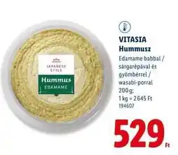 Lidl Vitasia Hummusz ajánlat