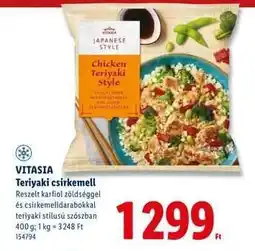Lidl Vitasia Teriyaki csirkemell ajánlat