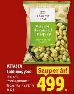 Lidl VITASIA Földimogyoró ajánlat