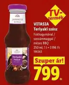 Lidl VITASIA Teriyaki szósz ajánlat