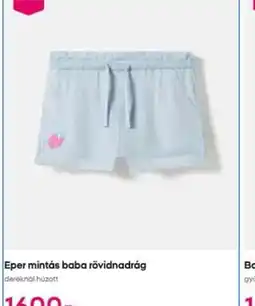 Pepco Eper mintás baba rövidnadrág ajánlat