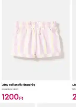 Pepco Lány csíkos rövidnadrág ajánlat