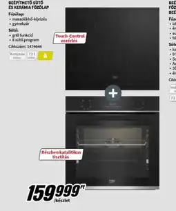 MediaMarkt BEKO BBSM12320XCS SÜTŐ ÉS FŐZŐLAP ajánlat