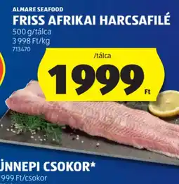 ALDI ALMARE SEAFOOD FRISS HARCSAFILÉ ajánlat