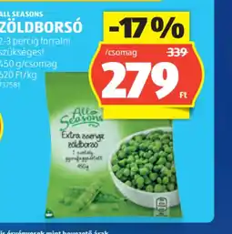 ALDI ALL SEASONS ZÖLDBORS ajánlat