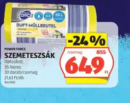ALDI POWER FORCE SZEMETESZSÁK ajánlat